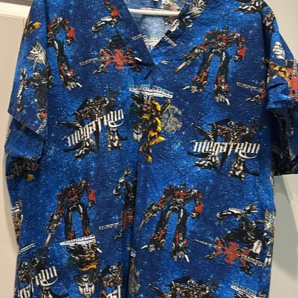 Transformer Scrubs Sz Lg - Picture 1 of 3